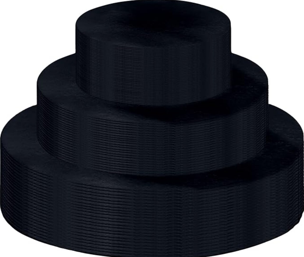 FabricLA Felt Plate Storage Dividers Protectors - 48 Pieces | Round Felt Plate Separators in 3 Sizes